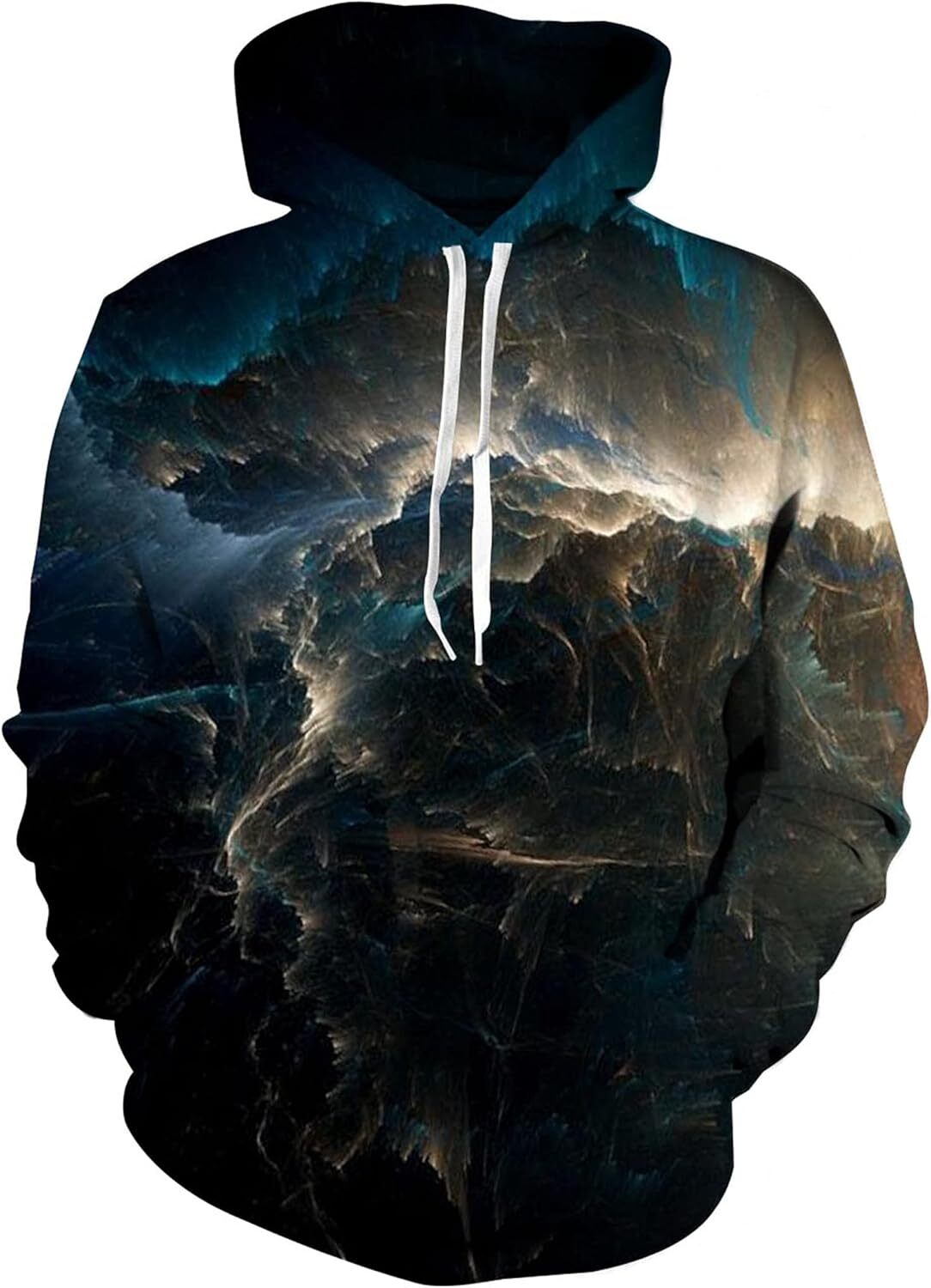 Hoodie for Mens Womens Unisex 3D Novelty Hoodies for Men Women Cool Graphic Pullover Sweatshirts with Super cool fashion Hoodies sweatshirt Pullover L