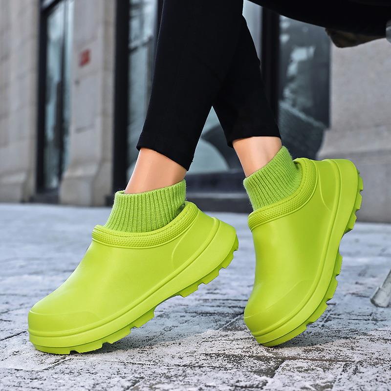 designer woman Womens mens Winter Waterproof Warm And Fluffy Rain Shoes winter snow fur boots 579d