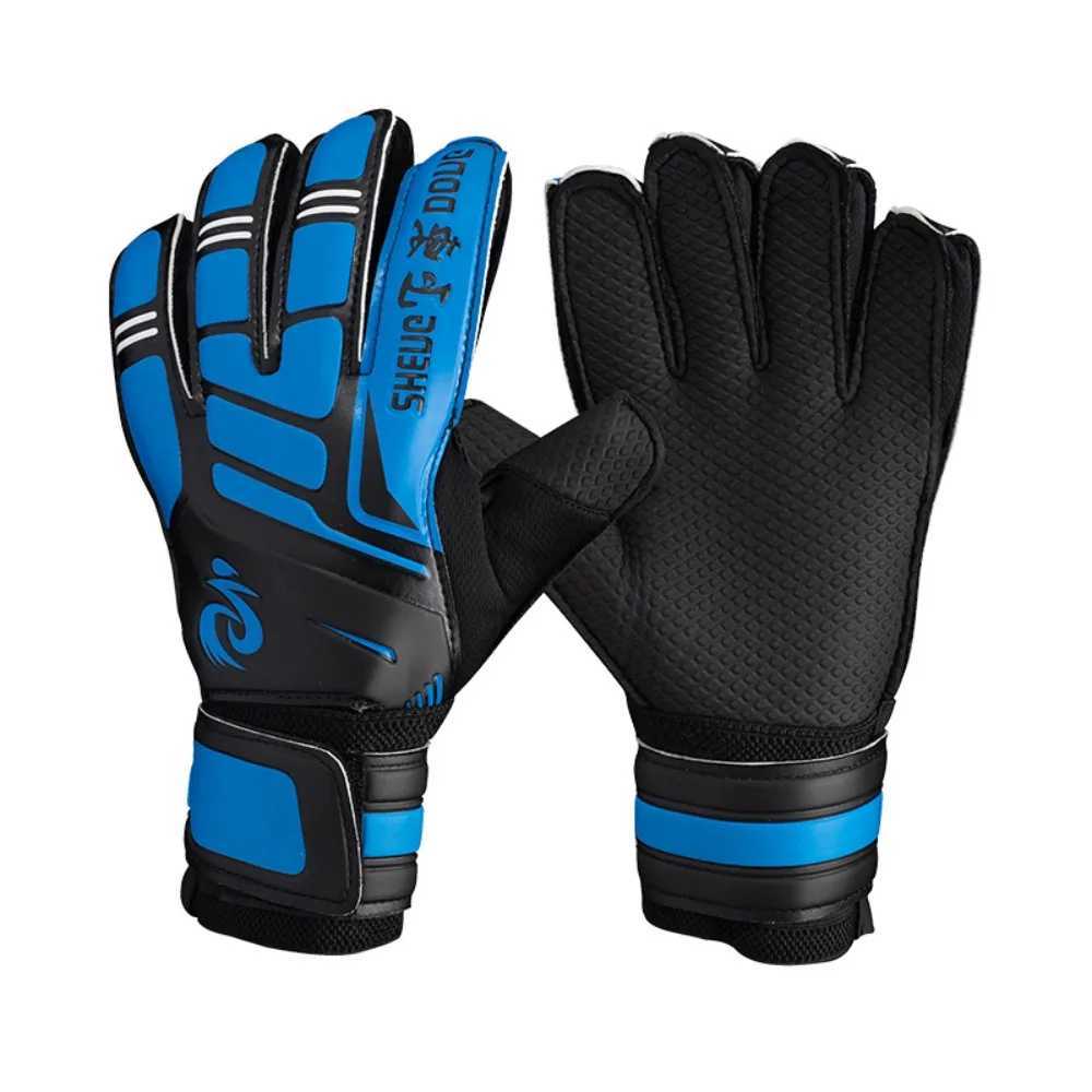 1 pair of breathable goalkeeper gloves anti slip and wear-resistant football gloves thick latex comfortable football training glovesXJ250412