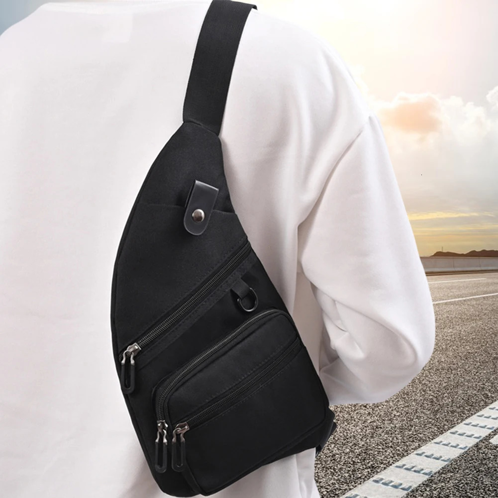 Sling Bag Antitheft Crossbody Chest Shoulder Backpack Women Men Waterproof Lightweight Personal Pocket for Hiking Travel 241029