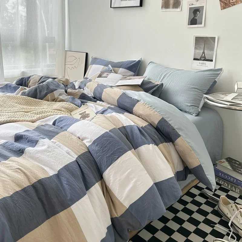 Bedding Set Down Duvet Cover Bedding Set with S-Box Bedding Set suitable for Queen/King Bed edredones de cama Soft X241029