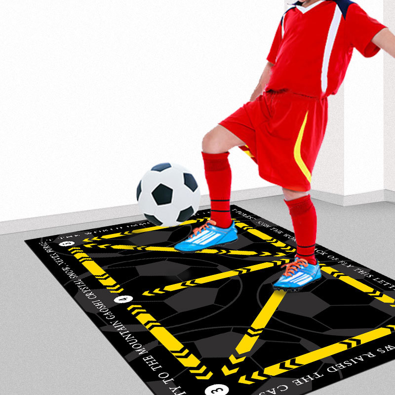 Carpets Football Footstep Training Mat Agility Train Non-Slip Silent For All Ages To Improve Speed