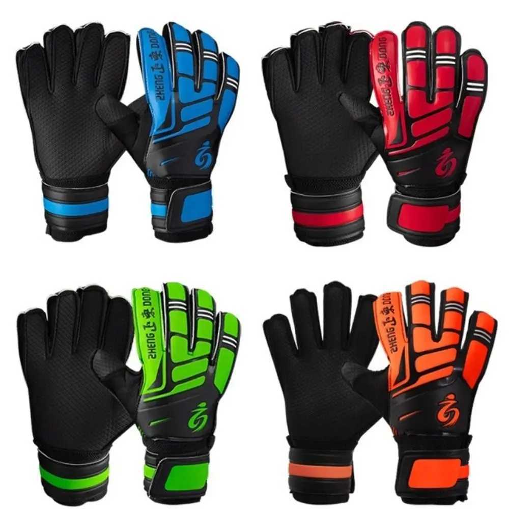 1 pair of breathable goalkeeper gloves anti slip and wear-resistant football gloves thick latex comfortable football training glovesXJ250412