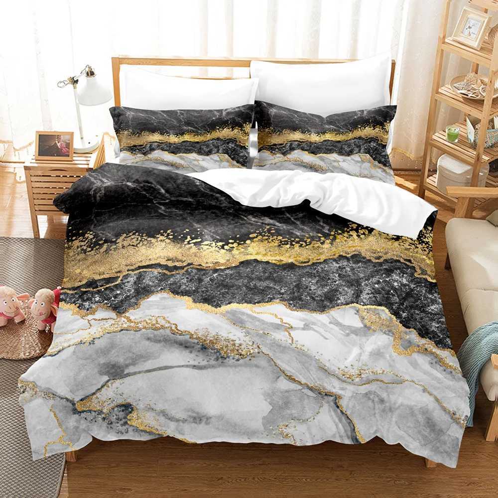 Luxury marble down duvet cover set large double king bedding set geometric comfort set mens adult and childrens duvet cover set X241029