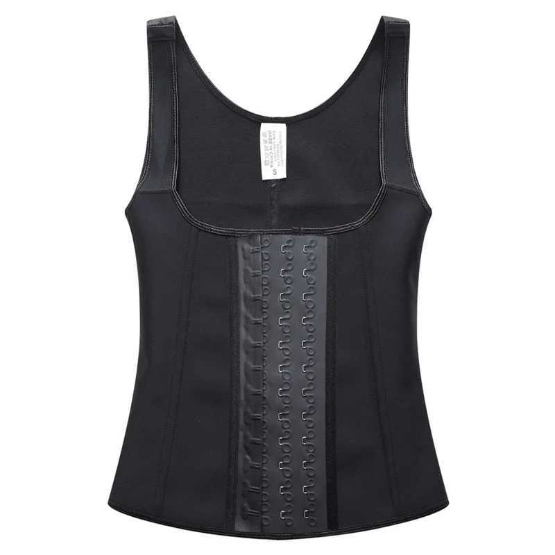 High Compression Waist Trainer Firm Control Body Shapewear Women Latex Sports Vest Slimming Corset Steel Bone Fajas ColombianasX241030