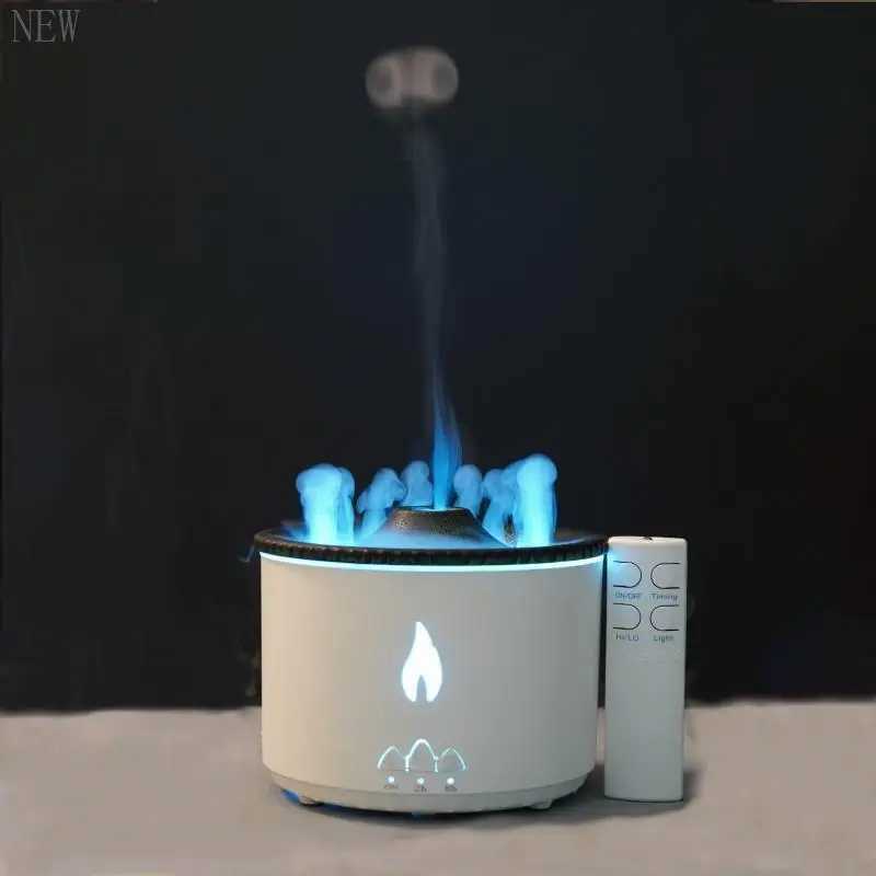 New portable diffuser one 360ML air humidifier with lovely smoke ring night light desktop perfume diffuser Essent Y241104