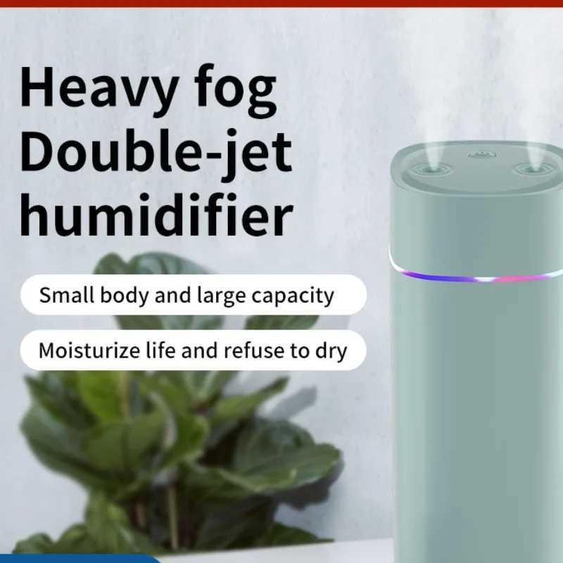 600ml pgraded humidifier household double-layer spray fog volume gasification air wasteland treatment furniture replacement Y241104