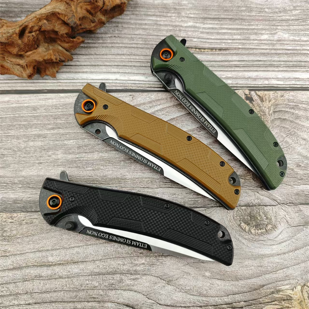 Portable Tactical EDC Pocket Folding Knife D2 S Blade G10 Handle Hunting Outdoor Bushcraft Rescue Survival Utility Tools 3300 3200 535 15535 940 3400-