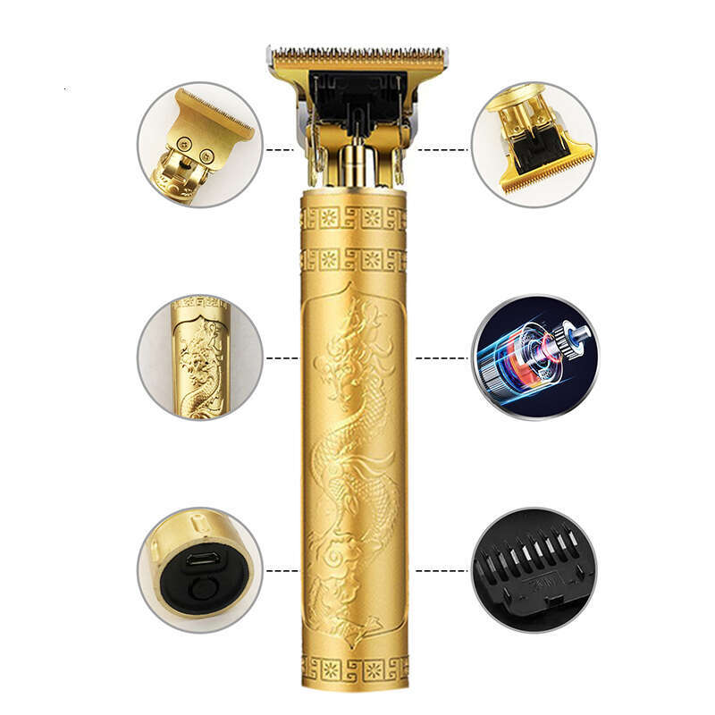 Factory Wholesale Professional Electric Hairdresser for Men Rechargeable Beard Shaver with Haircutting nism