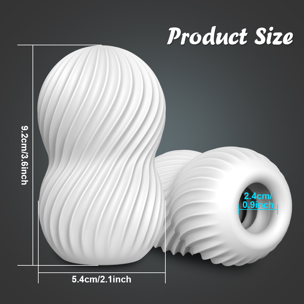 masturbator Manual Male Masturbation Goods Open-ended Silicone Stretchable Masturbator for Men Pocket Pussy Sex Toy for Men