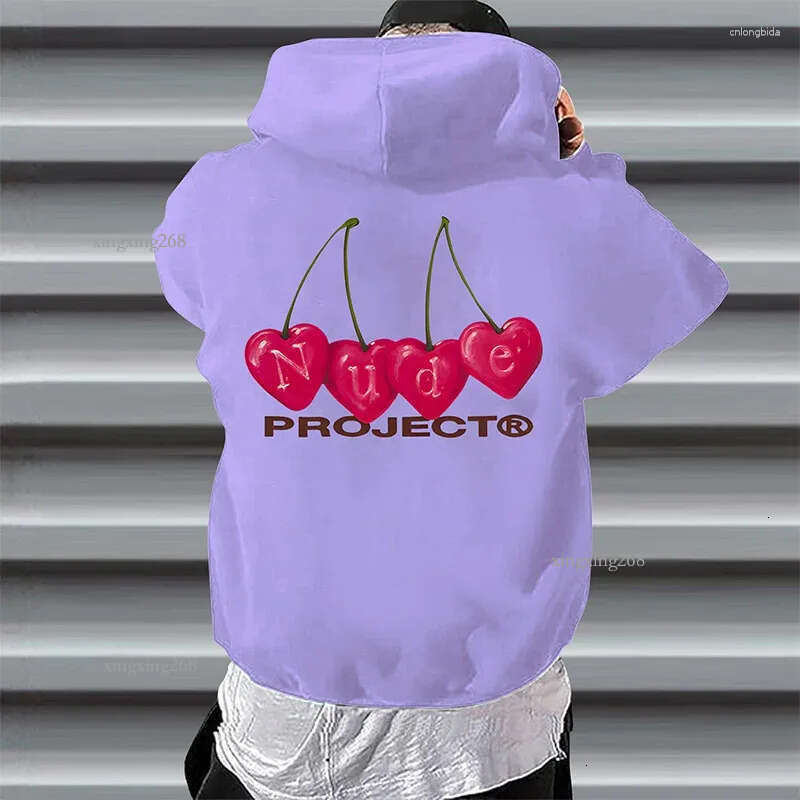 Men's Hoodies Nude Project Women's Men Hoodie Brand Sweatshirts Clothes Vintage Fashion Casual