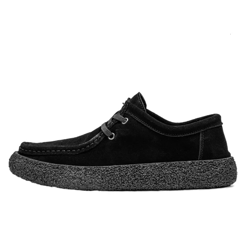 2025 New Designer Trendy Men's Casual 2024 Spring Summer New Arrival Frosted Leather Soft Bottom Shoes For Men Fashionable One Red