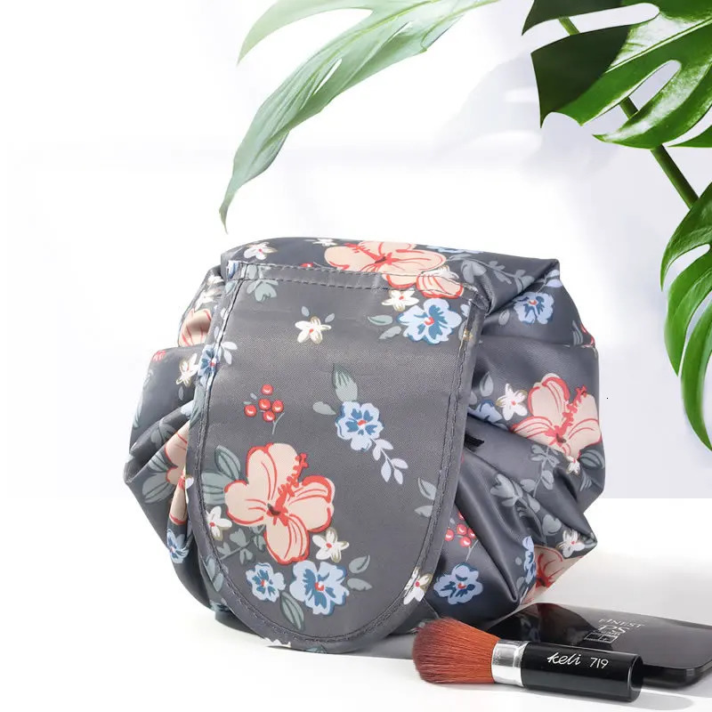 Fashion cosmetics storage bag womens travel portable makeup bag toilet beauty box organizer waterproof drawstring makeup bag 241031
