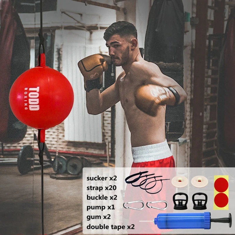 Upgraded Boxing Ball Reflex Ball Set with Suction Cups Boxing Bag Speed Training Punching Bags Double End Home Training Equipmen 241031