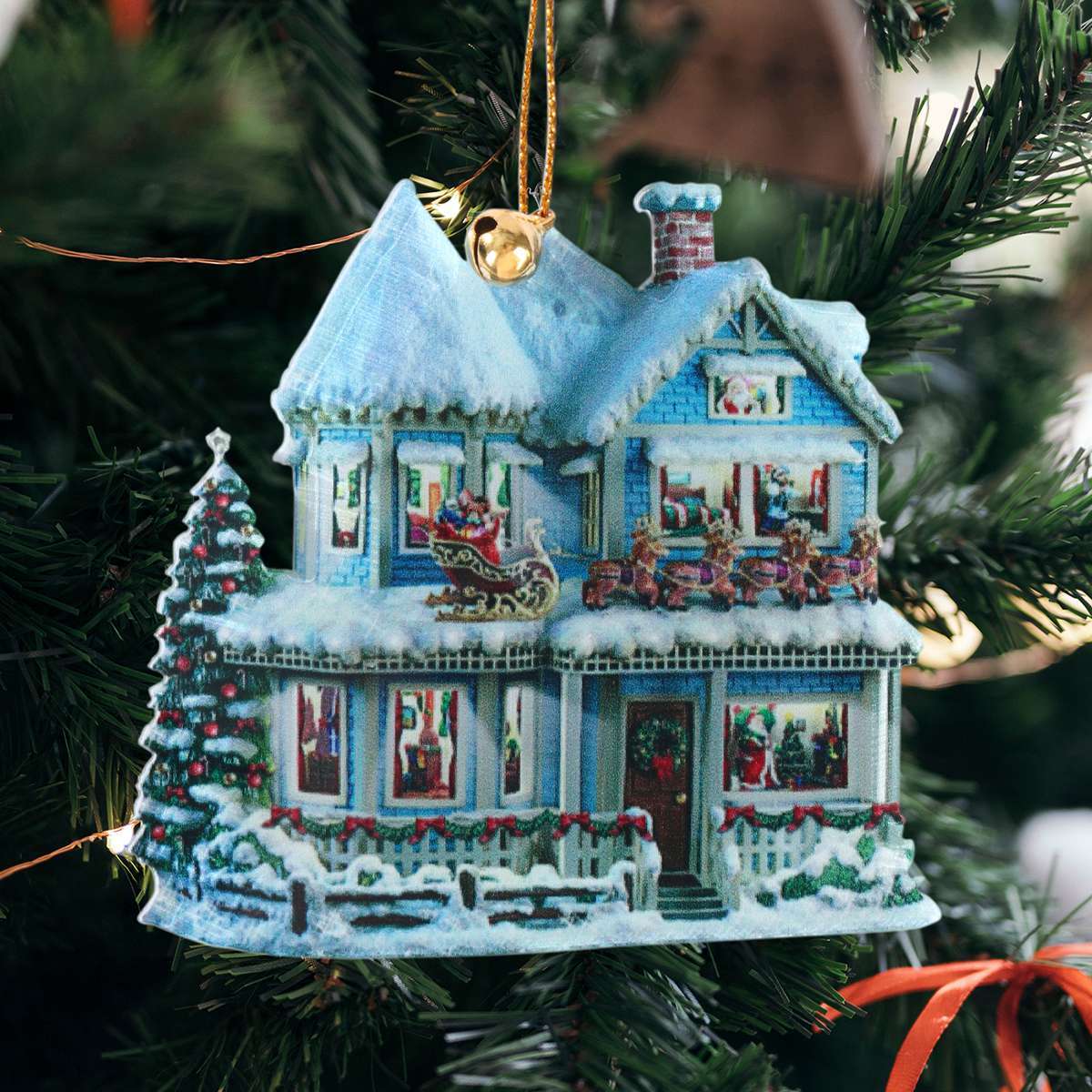 New Tree Acrylic Snowman Hanging Pendant Christmas Decoration For Home Xmas Cristmas Gifts Navidad Natal New Year
