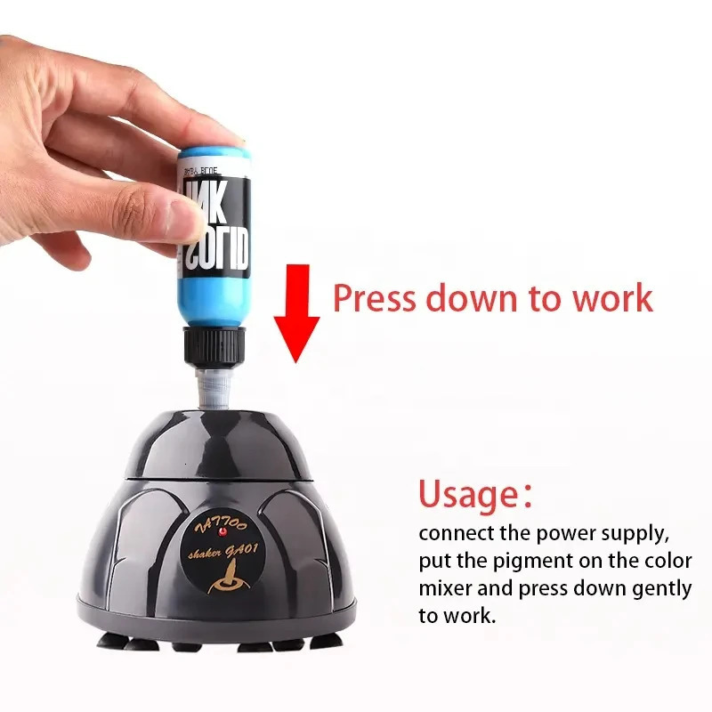 Mini vortex mixer nail polish vibrating tattoo pigment ink stick with antiskid base for fast tattoo ink 241031