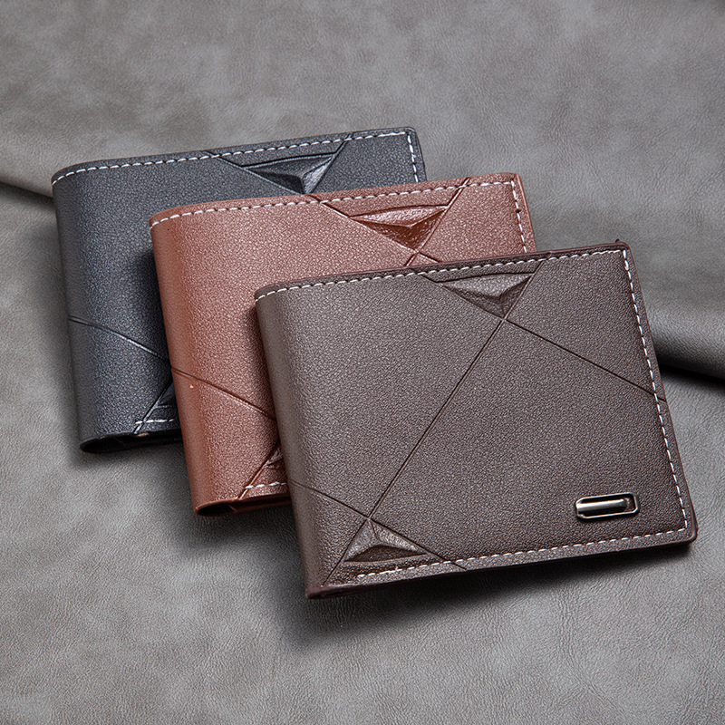 New designer hot selling zero function RFID business casual men's wallet large capacity fashionable waterproof card bag