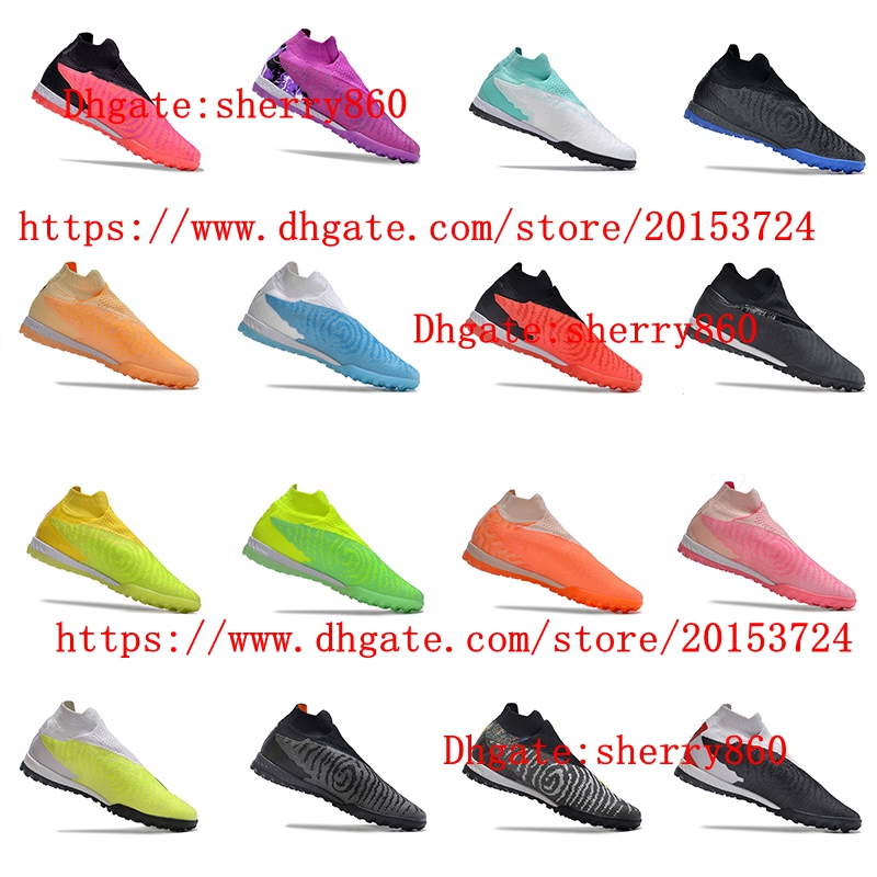Mens Soccer shoes TF turf high ankle Football Boots scarpe da calcio Tacos de futbol Comfortable Trainers Soft Leather