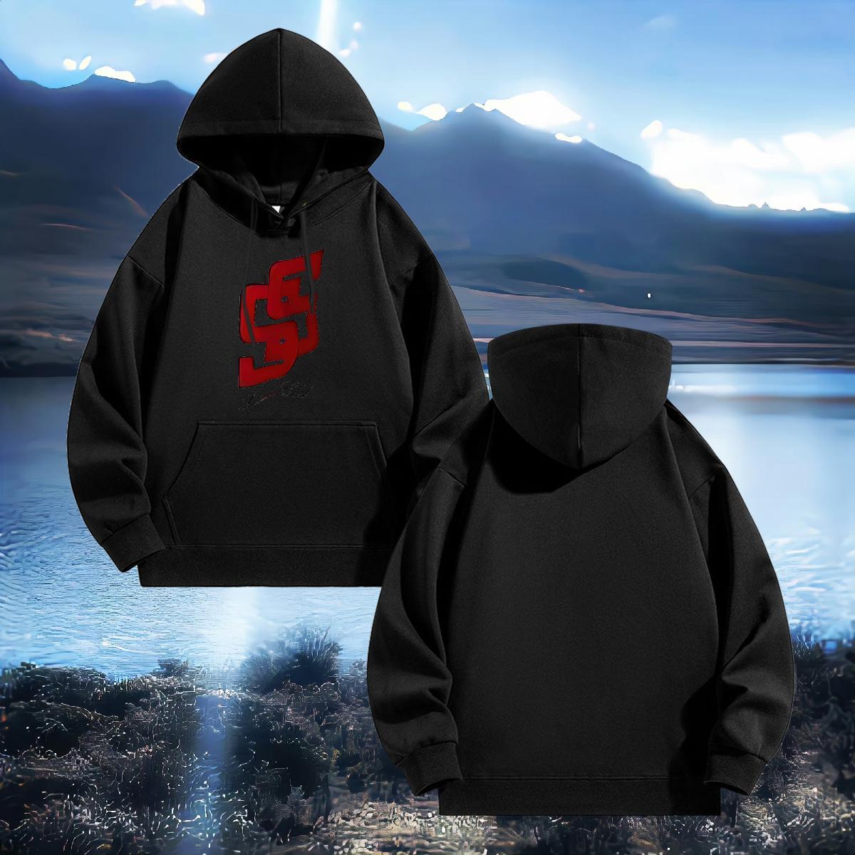 New Arrival Men Hoodie Hooded Collar Long Sleeves TOP Quality Men's Hooded Sweatshirt High Street Hip Hop Tops Pullover Hoodie Anime Velvet Thick
