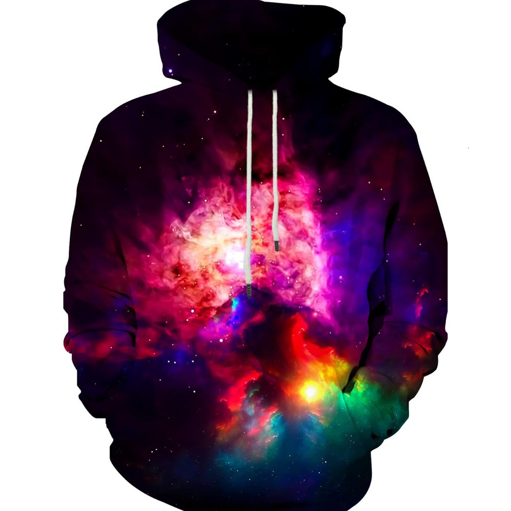 Hoodie for Mens Womens Men Women 3D Fashion Long Sleeve Pullover Hooded Sweatshirt Top with Pocket Graphic Warm Hip Hop cool