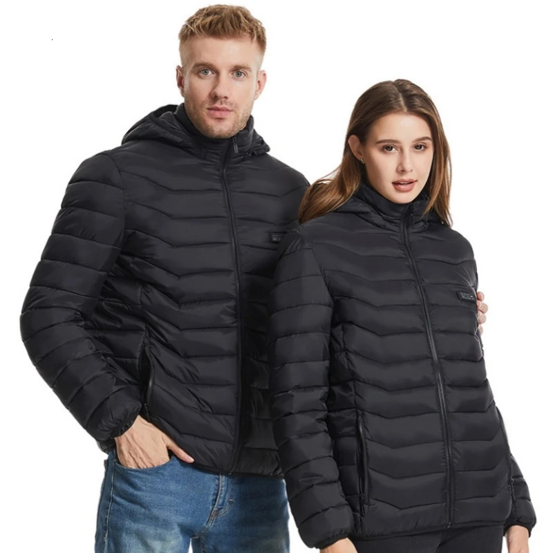 1521 Zones USB Heating Jackets Men Winter Warm Heated Electric Heated Jackets Waterproof Warm Jacket Coat Heated Vests 241031