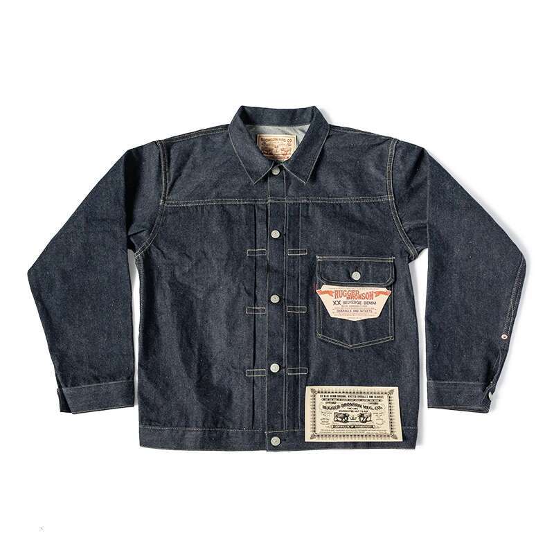 Red Bronson 1946 Model 506Xx Jean Jacket In Raw Seedge Denim Lot 46806Xx Indigo