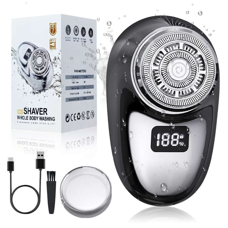 wholesale USB metal Rechargeable Mini Shave Portable Shaver Electric for Men Wet and Dry Mens Razor