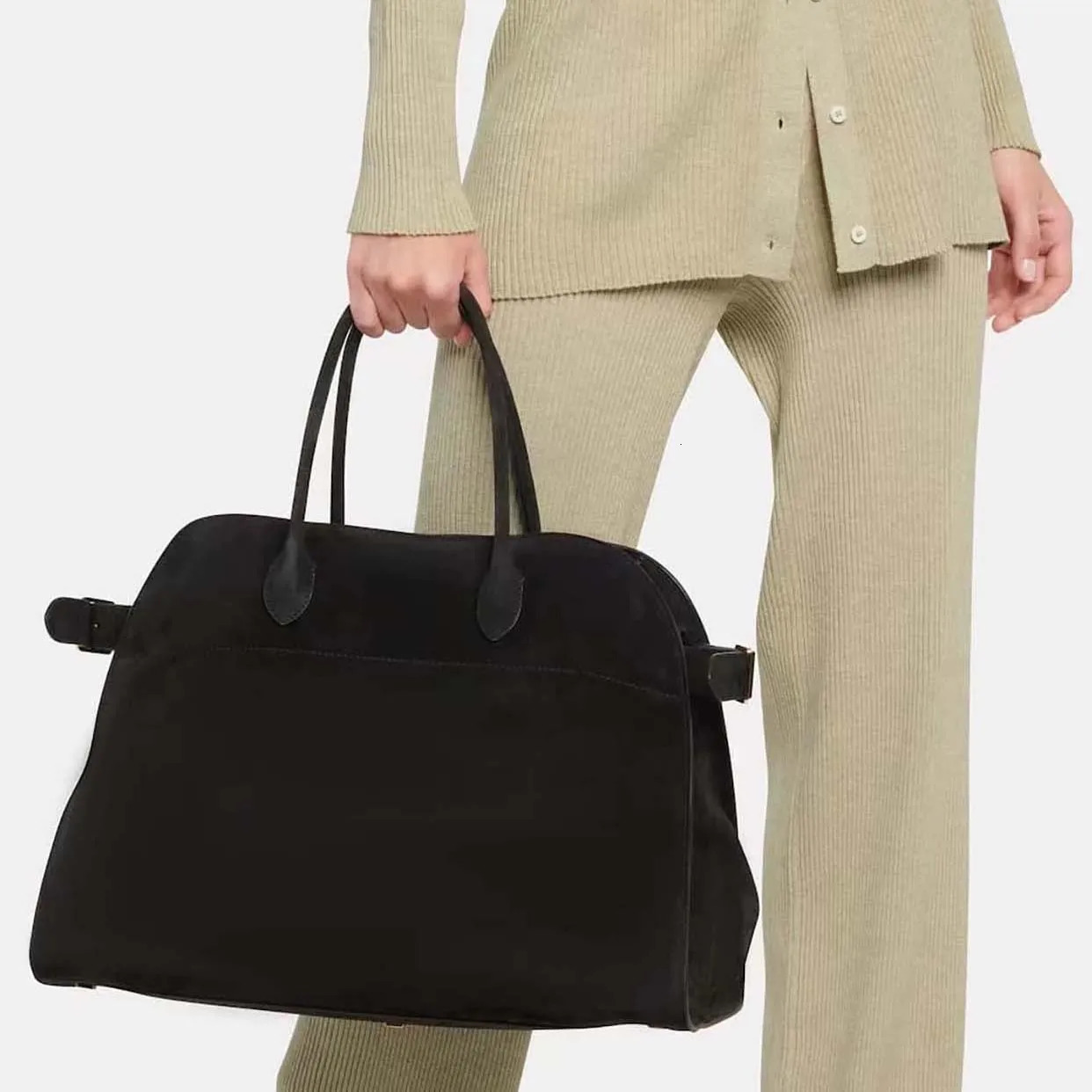 Genuine Leather Large Travel Margaux Handbag Women Shoulder Tote Bags Simple Classic High Quality Bolsa 11