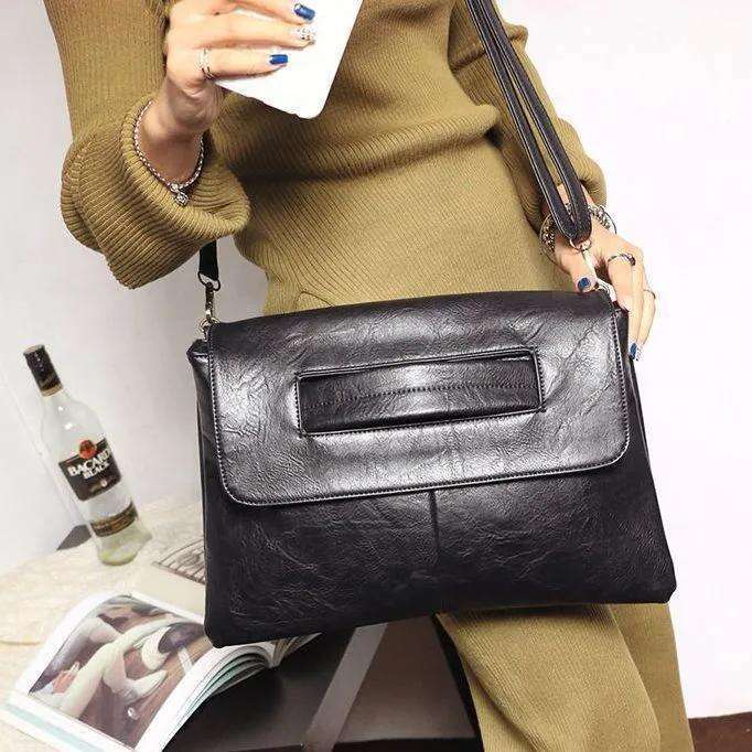 Crossbody Lightweight PU Bag: Spacious Single-Shoulder Handbag for Daily Essentials 4