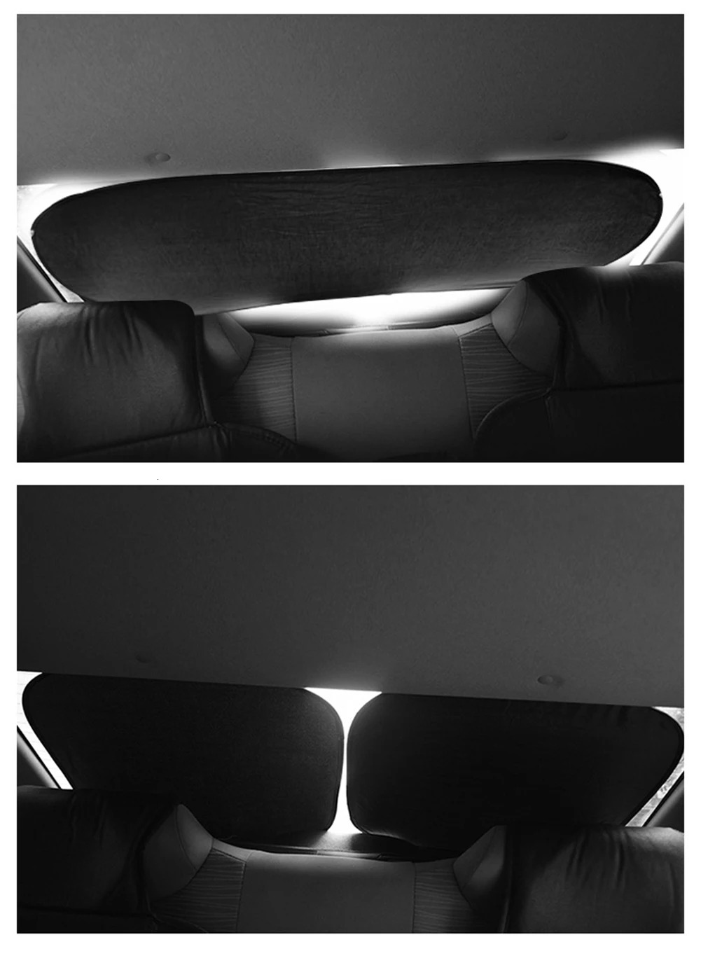 New 6Pcs Sunshade Front And Rear Windshields Privacy Windows Sun Protection Thermal Insulation Sunshades Car Accessories