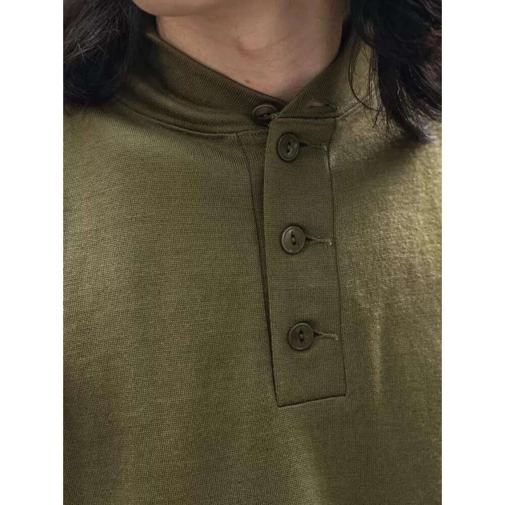 Red Bronson 100% Merino Wool Shirt Og-208 Jungle Sweater Men's Knit Jumper Olive Green