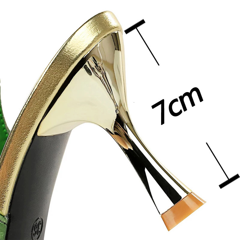 2024 Ethnic Style Women Pumps Silks Satins High Heels Pointed Hollow Women Sandals Metal Heel Kitten Heels Sexy Party Shoes 241031