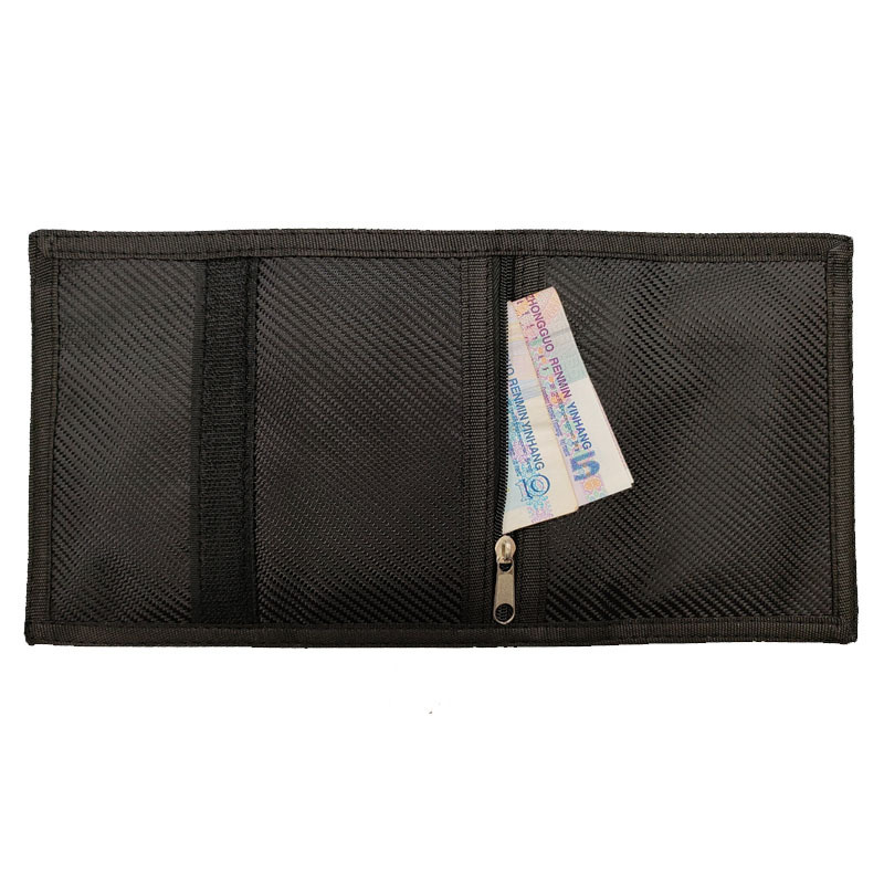 New designer foldable wallet, men's storage bag, bank card bag, long three fold gift zipper bag
