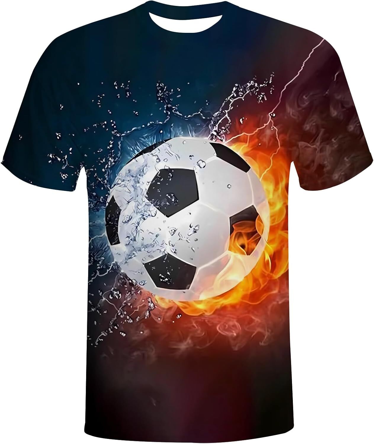 Mens T shirt Mens T shirt Boys Girls 3D Graphic Shirts Cool Crewneck T-Shirt Unisex Short Sleeve Top Tees 6-16 Years tee Casual tops summer clothes te