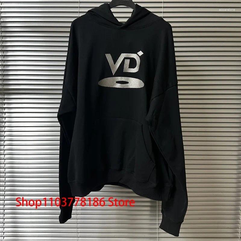 Mens Jackets Niche Fashion VUJADE Jacket Chest Embroidered Nylon Zipper Cardigan Classic Black All-match Casual VD Coat Streetwear Men