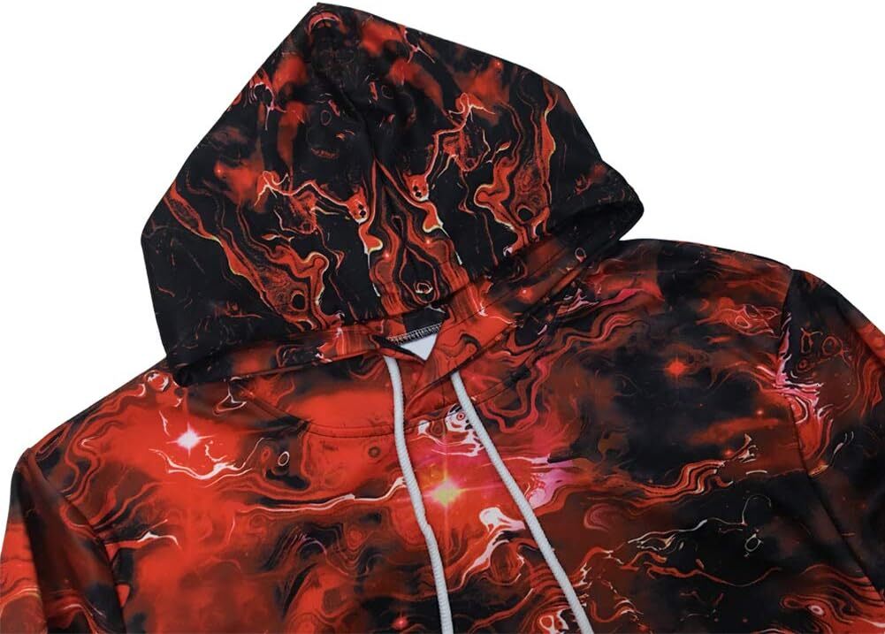 Hoodie for Mens Womens Unisex Adults 3D Printed Fashion Hoodies for Pullover Novelty Sweatshirts with Big Pockets Graphic Warm Hip Hop cool