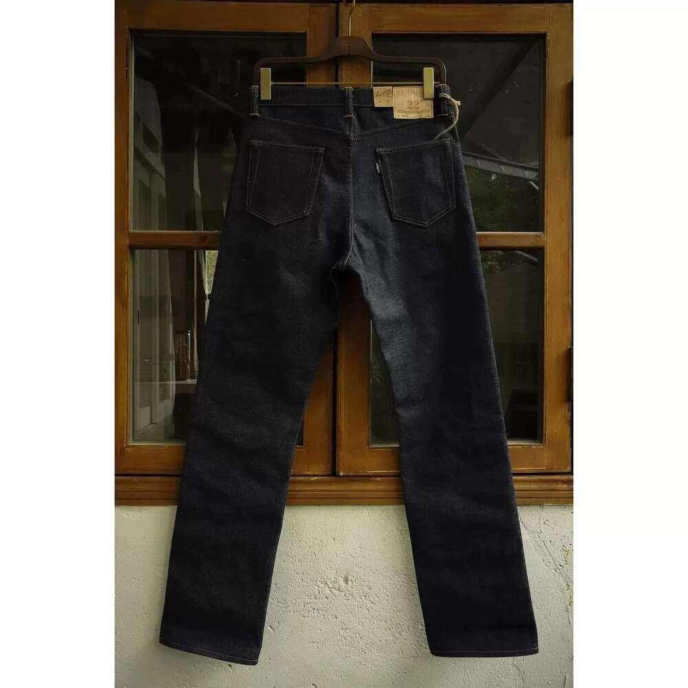 BOB DONG 22Oz Heavyweight Seage Denim Jeans Rigid Straight Fit Pants Lot N235