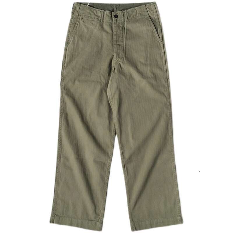 Bronson M-41 Herringbone Twill Utility Pants Vintage Workwear Trousers Straight Fit
