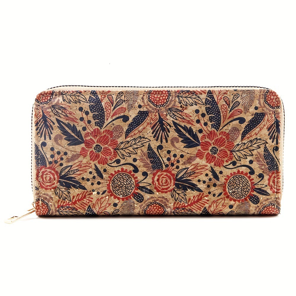 New Designer Fashion Women's Medium to Long Multi Card Wallet with Buckle and Grip