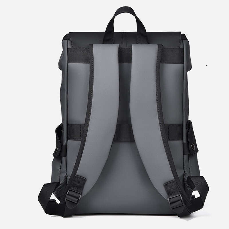 Men PU Leather Bagpack Large Laptop Backpac Male Schoolbag For Teenagers Boys Business Bags