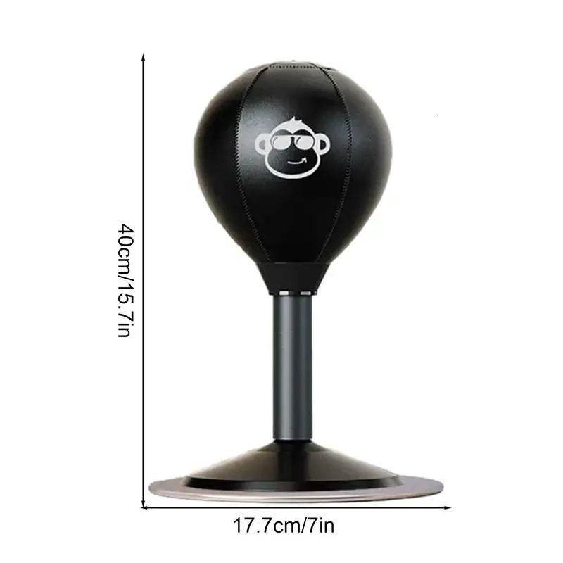 Punching Bag Desktop Punching Bag Stress Buster With Suction Cup Desk Table Boxing Punch Ball Suction Cup Reduce Tension Toys 241031