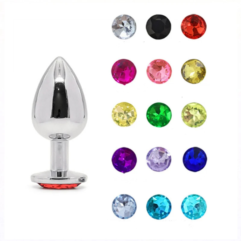 Anal Plug Sex Toys Round Shaped Metal Stainless Smooth Steel Butt Flushable Repeated use FemaleMale Intimate Goods 241031
