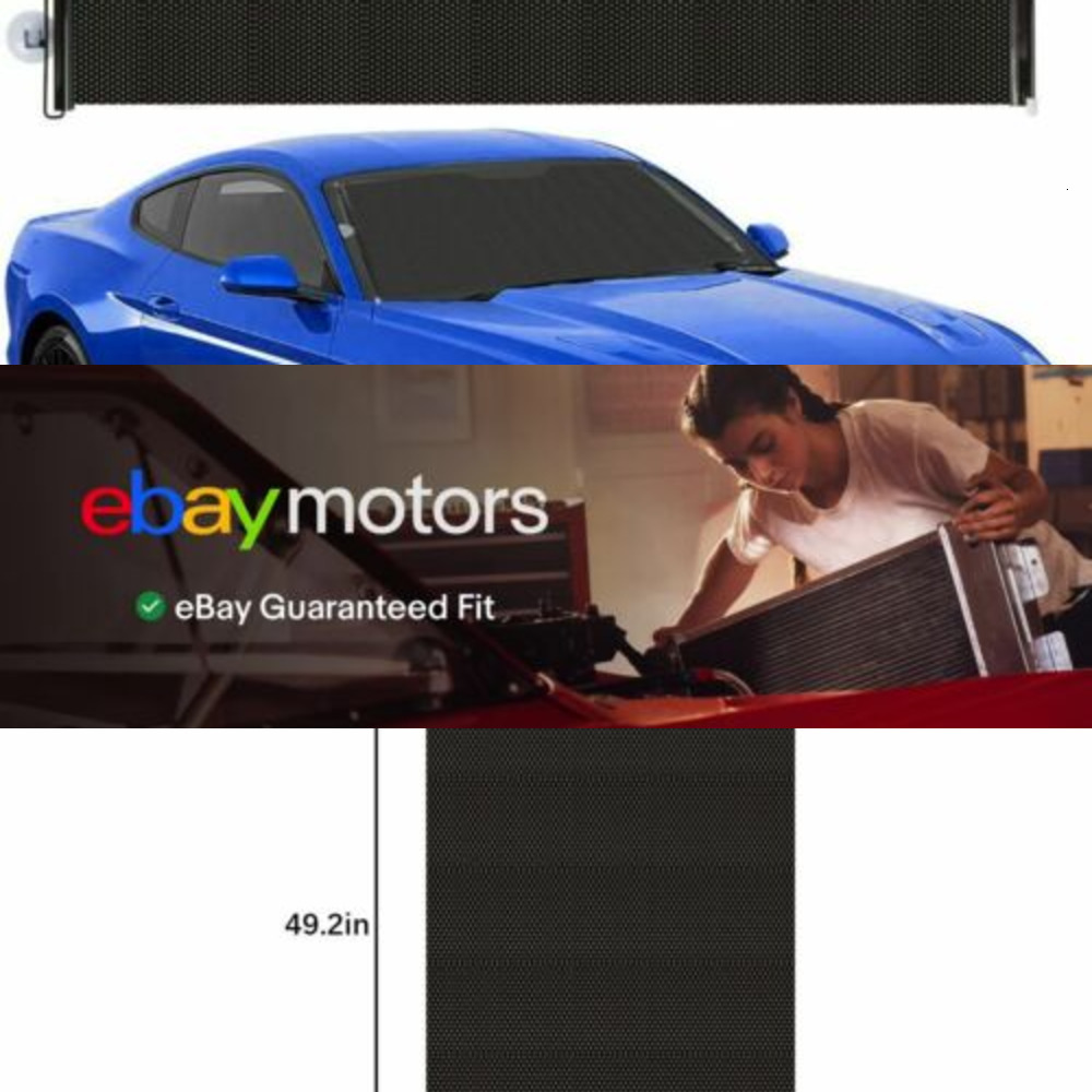 New Front Car Retractable Windshield Sun Shade Visor SUV Window Folding Block Cover
