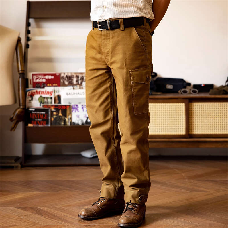 Tornado Aviator's Trousers Vintage Red Style Men's Cargo Pants Ameki