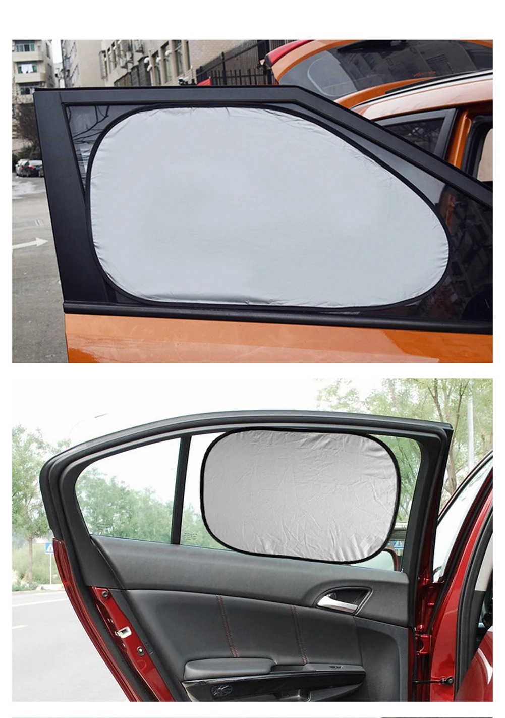 New 6Pcs Sunshade Front And Rear Windshields Privacy Windows Sun Protection Thermal Insulation Sunshades Car Accessories