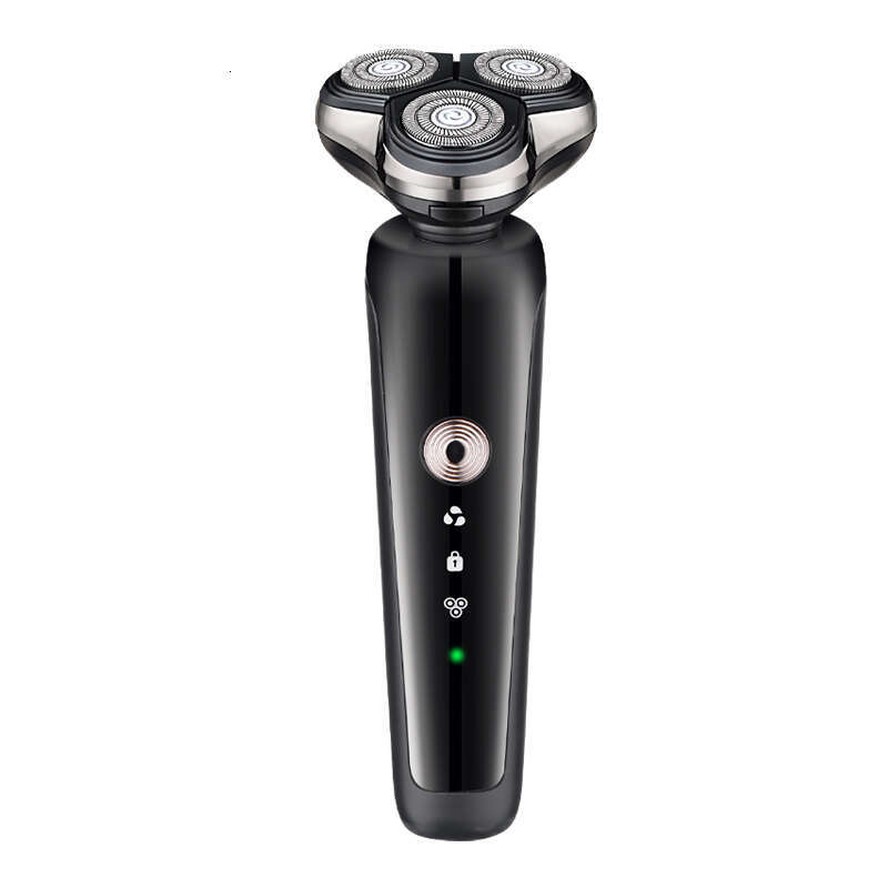 3-in-1 Men's Mini Rotary Electric Shaver Waterproof USB Rechargeable Beard Trimmer Foil Razor for Body Face Use Replacement Type