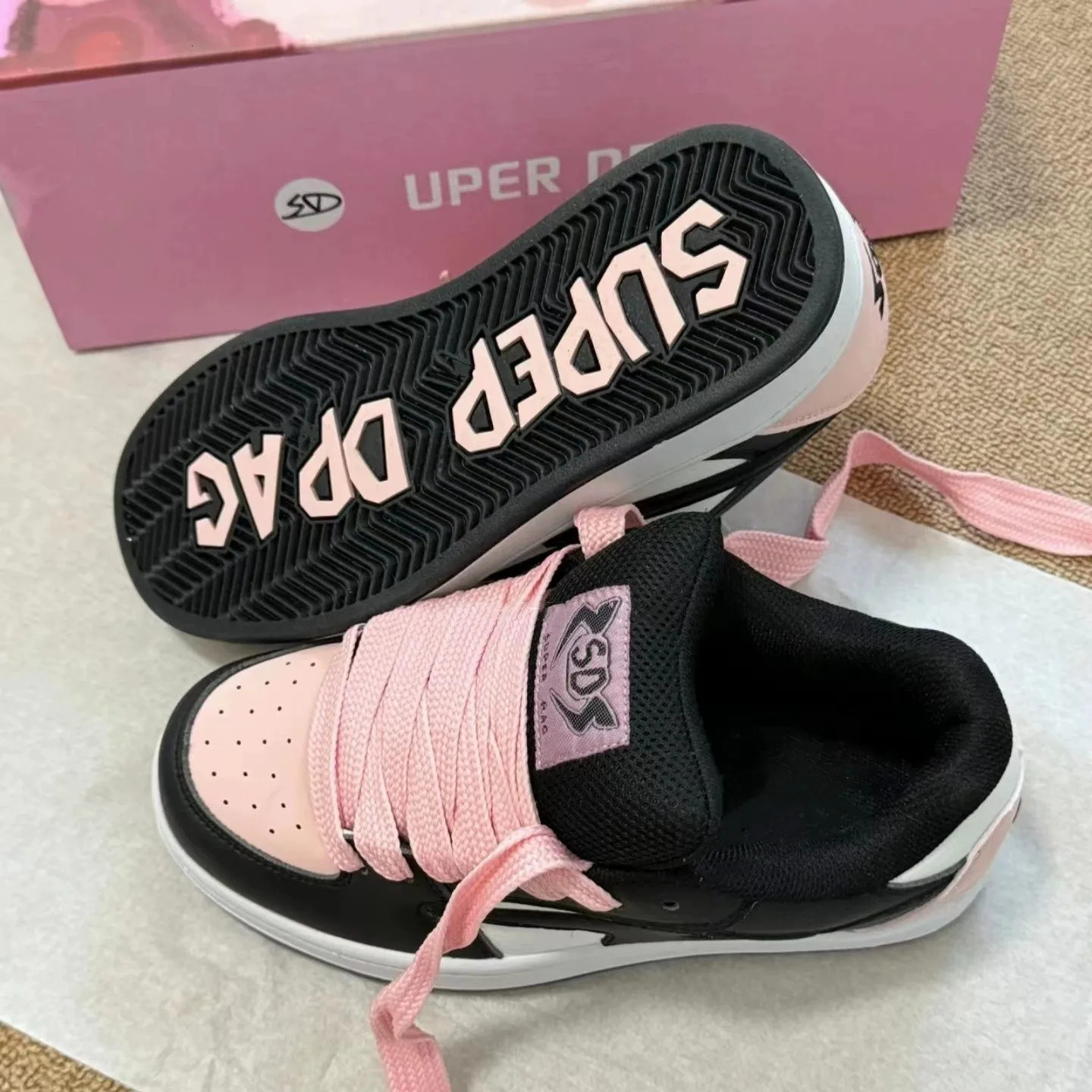 SUMMER Chunky LADIES Thick Bottom Increased Ultra-light Non-slip Wear-resistant Bread Casual Sneakers Vulcanized Shoes