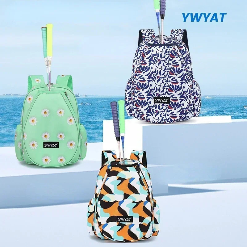 Genuine YWYAT Tennis Backpack Badminton Tennis bag Padel Squash Badminton Rackets Bag Large Capacity Racquet Bags Sports Bag 241031