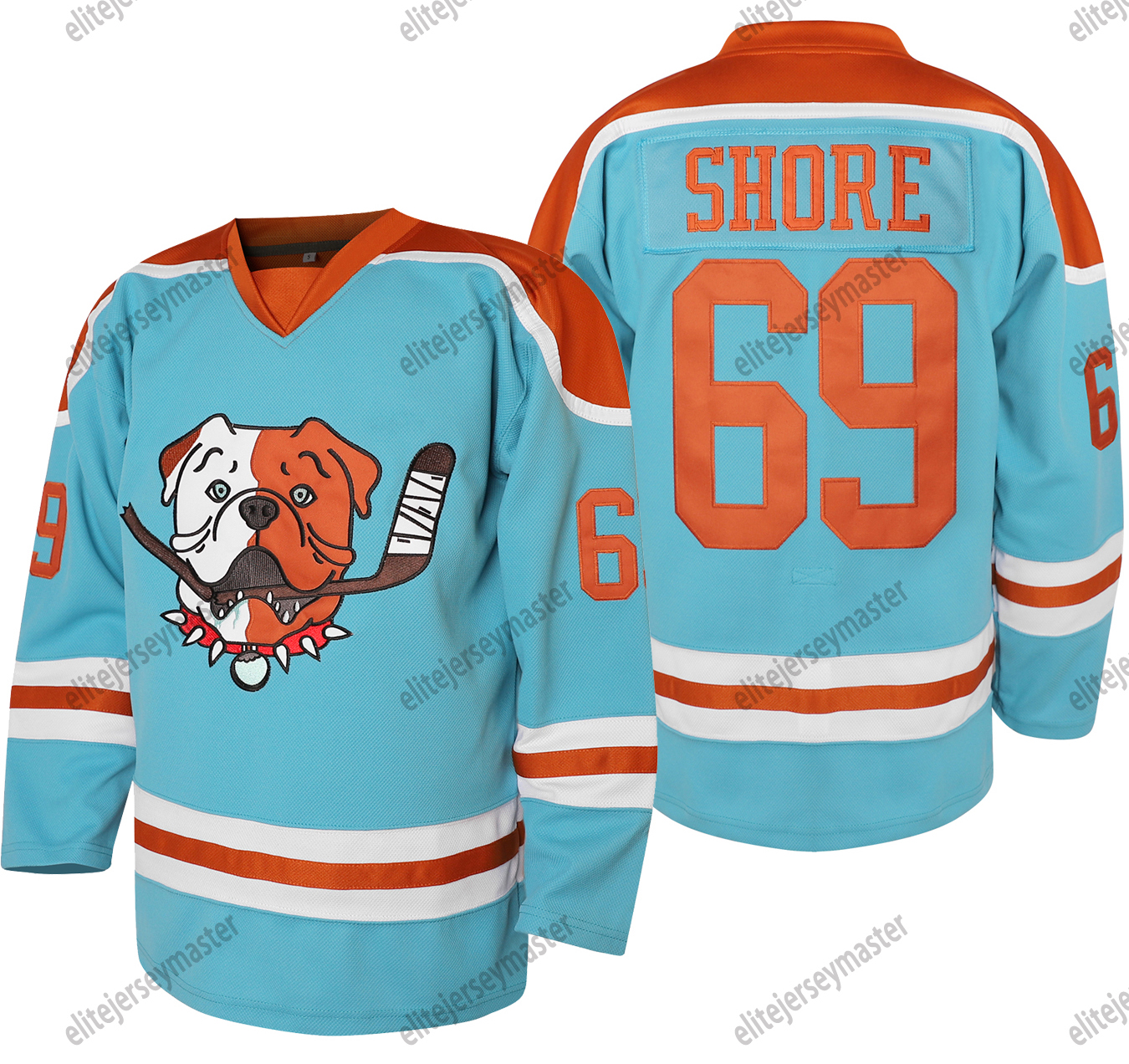 Hockey Jersey 69 Shoresy Black Blue red White Movie S-XXXL