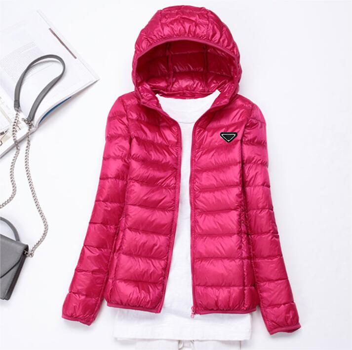Designer womens down jacket green pink Luxury brand winter puffer jacket tops outdoor waterproof women warm coat Fashion parkas Outerwear women's clothing